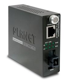 10/100/1000Base-T to WDM Bi-directional Fiber Converter - 1510nm - 60KM Planet GT-806B60 фото, купить, цена, магазин