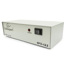 Разветвитель VGA Cablexpert GVS122, HD15F/2x15F, 1 компьютер - 2 монитора, каскадируемый Cablexpert GVS122 фото, купить, цена, магазин