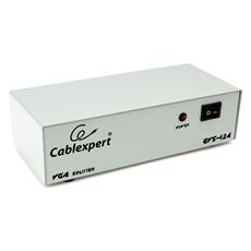 Разветвитель VGA Cablexpert GVS124, HD15F/4x15F, 1 компьютер - 4 монитора, каскадируемый Cablexpert GVS124 фото, купить, цена, магазин