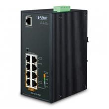IP30 Industrial L2/L4 4-Port 10/100/1000T 802.3at PoE + 4-Port 10/100/100T Managed Switch (-40~75 degrees C), dual redundant power input on 48~56VDC terminal bl Planet IGS-4215-4P4T фото, купить, цена, магазин