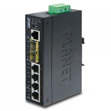 IP30 Industrial L2+/L4 4-Port 10/100/1000T + 2-port 100/1000X SFP Full Managed Switch (-40 to 75 C, dual redundant power input on 12~48VDC terminal block, ERPS Planet IGS-5225-4T2S фото, купить, цена, магазин