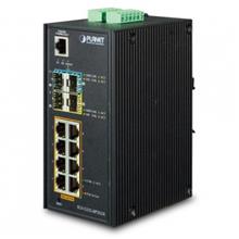 IP30 Industrial L2+/L4 8-Port 1000T 802.3at PoE+ 2-port 100/1000X SFP + 2-port 10G SFP+ Full Managed Switch (-40 to 75 C, dual redundant power input on 48~56VDC Planet IGS-5225-8P2S2X фото, купить, цена, магазин