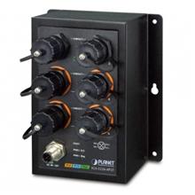 IP50 Industrial L2+ 4-Port 10/100/1000T 802.3at PoE + 2-Port 10/100/1000T Managed Ethernet Switch(-40~75 degrees C) , ERPS Ring, 1588, 6 x waterproof RJ45 conn Planet IGS-5226-4P2T фото, купить, цена, магазин