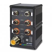 IP67-rated Industrial L2+ 4-Port 10/100/1000T M12 802.3at PoE + 2-Port 10/100/1000T M12 Managed Ethernet Switch(-40~75 degrees C, 24V DC input, ERPS Ring, 1588 Planet IGS-5227-4MP2MT фото, купить, цена, магазин
