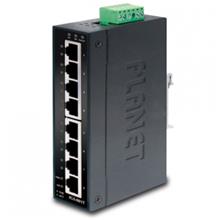IP30 Slim type 8-Port Industrial Gigabit Ethernet Switch (-40 to 75 degree C) Planet IGS-801T фото, купить, цена, магазин