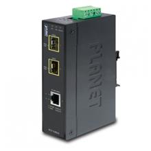IP30 Industrial 10/100/1000T to 2-Port 100/1000X SFP Gigabit Media Converter (-40 to 75 degree C) Planet IGT-1205AT фото, купить, цена, магазин