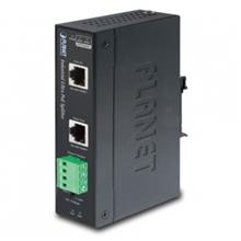 IP30, Industrial Single Port 10/100/1000T 60W Ultra PoE Splitter - 12V & 24V (-40 to 75 C) Planet IPOE-171S фото, купить, цена, магазин