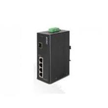 IP30 4-Port/TP + 1-Port Fiber(SFP) POE Industrial Fast Ethernet Switch (-40 to 75 C) Planet ISW-514PTF фото, купить, цена, магазин