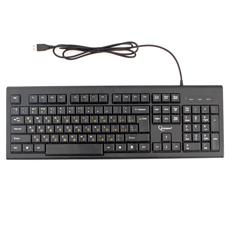 Клавиатура Gembird KB-8354U-BL, USB, черный, 104 клавиши, кабель 1,5м Gembird KB-8354U-BL фото, купить, цена, магазин