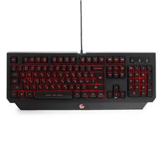 Клавиатура игровая Gembird KB-G300L, USB, черный, 104 клавиши, подсветка 3 цвета, FN клавиши, кабель тканевый 1.75м Gembird KB-G300L фото, купить, цена, магазин
