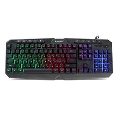 Клавиатура с подсветкой Gembird KB-G420L, USB, черный, 114 кл., м/медиа, Rainbow, кабель 1.5м Gembird KB-G420L фото, купить, цена, магазин