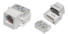KJ1-6P6C-C2-90-WH Вставка Keystone Jack, RJ-12(6P6C), IDC(Toolless) Hyperline KJ1-6P6C-C2-90-WH фото, купить, цена, магазин