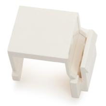 Hyperline KJ1-BL-WH Вставка-заглушка формата Keystone Jack Hyperline KJ1-BL-WH фото, купить, цена, магазин