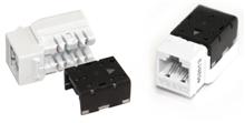 Hyperline KJNE-8P8C-C6A-90-WH Вставка Keystone Jack RJ-45(8P8C) Hyperline KJNE-8P8C-C6A-90-WH фото, купить, цена, магазин