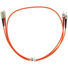 Патч-корд оптический LANMASTER, дуплексный, SC/PC-ST/PC, OM3, LSZH, 1.0 м LANMASTER LAN-2SC-2ST/OM3-1.0 фото, купить, цена, магазин