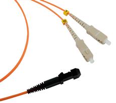 Шнур оптический MTRJ(f)-SC, duplex, 62.5/125, 1m, LANMASTER LANMASTER LAN-MTF-2SC/1-M62 фото, купить, цена, магазин