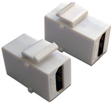 Вставка Keystone HDMI, мама-мама, 180 градусов, белая LAN-OK-HDMI-V-WH LANMASTER LAN-OK-HDMI-V-WH фото, купить, цена, магазин