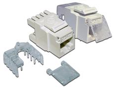Вставка Keystone RJ-45, категория 5e, белая, со шторкой, 180 градусов, LANMASTER LAN-OK45U5E/180-WH LANMASTER LAN-OK45U5E/180-WH фото, купить, цена, магазин