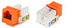 Вставка Keystone RJ-45, категория 5e, оранжевая, LANMASTER LAN-OK45UTP5E-OR LANMASTER LAN-OK45UTP5E-OR фото, купить, цена, магазин