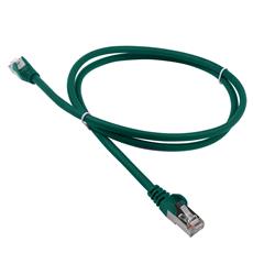 Патч-корд RJ45 - RJ45, 4 пары, FTP, категория 5е, 1 м, зеленый, LSZH, LANMASTER LAN-PC45/S5E-1.0-GN LANMASTER LAN-PC45/S5E-1.0-GN фото, купить, цена, магазин