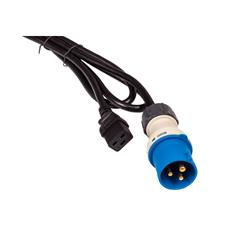 Шнур питания C19-I309 Male, 3х2.5, 220В, 16А, 2.5 метра LAN-PP9M/19-16A-2.5 LANMASTER LAN-PP9M/19-16A-2.5 фото, купить, цена, магазин