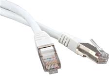 Патч-корд RJ45 - RJ45, 4 пары, FTP, категория 5е, 0.5 м, белый, LANMASTER LAN-S45-45-0.5-WH LANMASTER LAN-S45-45-0.5-WH фото, купить, цена, магазин