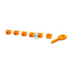 Комплект заглушек порта RJ-45 (6 шт.) + ключ, оранжевый LANMASTER LAN-SEC45-PL-SET-OR LANMASTER LAN-SEC45-PL-SET-OR фото, купить, цена, магазин