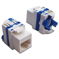 Вставка Keystone Tooless RJ-45, категория 5e, белая, без инструмента, LANMASTER LAN-TK45U5E/180-WH LANMASTER LAN-TK45U5E/180-WH фото, купить, цена, магазин