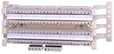 Кроссовая панель 110 типа, 100 пар, настенная, LANMASTER, с модулями LAN-WS110-100FT LANMASTER LAN-WS110-100FT фото, купить, цена, магазин