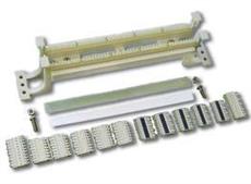 Кроссовая панель 110 типа, 50 пар, настенная, LANMASTER, с модулями LAN-WS110-50FT LANMASTER LAN-WS110-50FT фото, купить, цена, магазин