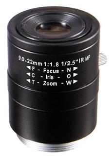 Мегапиксельный вариофокальный объектив, 9-22mm, 1/2.5, f1.8, CS, ИК коррекция Arecont Vision M125VM922IRCS фото, купить, цена, магазин