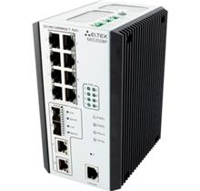 Ethernet-коммутатор MES3508P, 8х10/100/1000Base-T (PoE/PoE+), 2хcombo 10/100/1000Base-T/1000Base-X, L3, 48 (45 ~ 57) VDC Eltex MES3508P фото, купить, цена, магазин