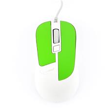 Мышь Gembird MOP-410-GRN, USB, зелёный, 3 кнопки+колесо кнопка, soft touch, 1600 DPI, кабель 1.5м Gembird MOP-410-GRN фото, купить, цена, магазин