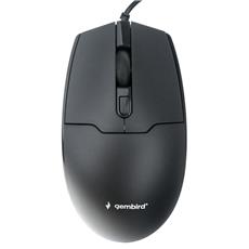 Мышь Gembird MOP-430, USB, черный, 3кн.+колесо-кнопка, 1600DPI, кабель 1.8м Gembird MOP-430 фото, купить, цена, магазин