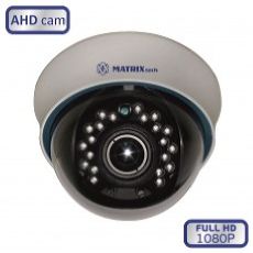 Купольная камера с вариофокальным объективом Matix MT-DW1080AHD20VS Matrix MT-DW1080AHD20VS фото, купить, цена, магазин