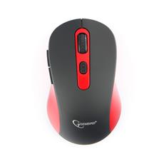 Мышь беспров. Gembird MUSW-221-R, чёрный/красный, 5кн.+колесо-кнопка, 800/1200/1600DPI, 2.4ГГц Gembird MUSW-221-R фото, купить, цена, магазин