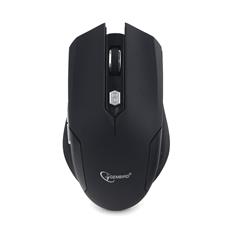 Мышь беспроводная Gembird MUSW-240, 2.4ГГц, черный, soft touch, 5 кнопоки+колесо-кнопка, 1600 DPI, батарейки в комплекте Gembird MUSW-240 фото, купить, цена, магазин
