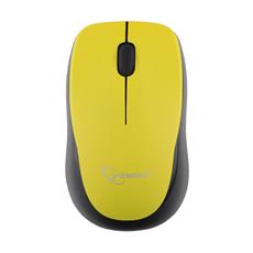 Мышь беспроводная Gembird MUSW-360-LM, 2.4ГГц, лазерный лимон, 2 кнопки+колесо-кнопка, 1000 DPI, батарейки в комплекте, блистер Gembird MUSW-360-LM фото, купить, цена, магазин