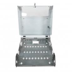 Шкаф настенный телекоммуникационный NTSS SOHO 19 5U: 3U+2U, собранный, серый RAL 7035 Emilink NTSS-SOHO5U фото, купить, цена, магазин