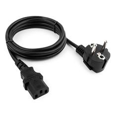 Кабель питания Cablexpert PC-186-VDE, 1.8м, Schuko- C13, VDE, 10А, черный, с заземлением, пакет Cablexpert PC-186-VDE фото, купить, цена, магазин