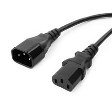 Кабель питания сист.блок-монитор Cablexpert PC-189-10, 3.0м, C13-C14, 6А, черный, с заземлением Cablexpert PC-189-10 фото, купить, цена, магазин
