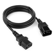Кабель питания сист.блок-монитор Cablexpert PC-189-VDE, 1.8м, C13-C14, VDE, 10А, черный, с заземлением Cablexpert PC-189-VDE фото, купить, цена, магазин