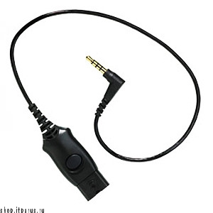 MO300, шнур-переходник с QD для подключения H- и HW-серии к Iphone&Blackberry Plantronics PL-MO300 фото, купить, цена, магазин