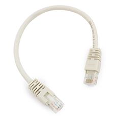 Патч-корд UTP Cablexpert PP6U-0.25M кат.6, 0.25м, литой, многожильный (серый) Cablexpert PP6U-0.25M фото, купить, цена, магазин
