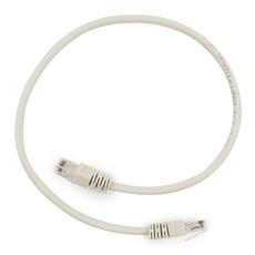 Патч-корд UTP Cablexpert PP6U-0.5M кат.6, 0.5м, литой, многожильный (серый) Cablexpert PP6U-0.5M фото, купить, цена, магазин