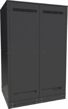 Шкаф аккумуляторный 1900х1216х885 мм, 4 уровня, черный (RAL 9005) AESP REC-AK19129-4-BK фото, купить, цена, магазин