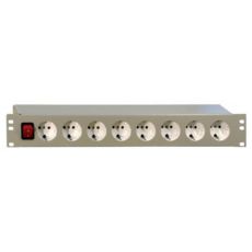 Блок силовых розеток горизонтальный 19 AESP REC-S716-BK фото, купить, цена, магазин
