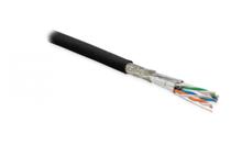 Hyperline SFTP4-C6A-S23-OUT-PE-BK-500 (500 м) Кабель витая пара Hyperline SFTP4-C6A-S23-OUT-PE-BK-500 фото, купить, цена, магазин
