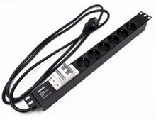 Hyperline SHE19-6SH-B-2.5EU Блок розеток для 19 Hyperline SHE19-6SH-B-2.5EU фото, купить, цена, магазин