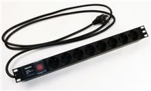 Hyperline SHE19-8SH-S-2.5EU Блок розеток для 19 Hyperline SHE19-8SH-S-2.5EU фото, купить, цена, магазин
